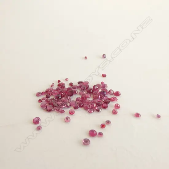 10 CT FACETED RUBIES