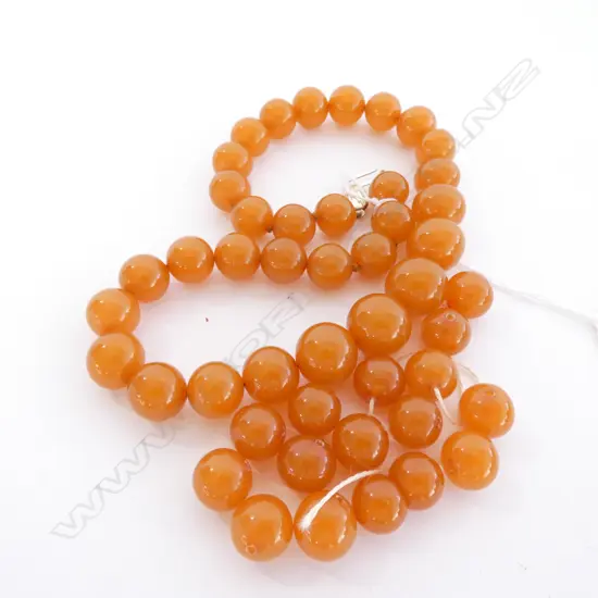 AMBER NECKLACE + SPARE BEADS 