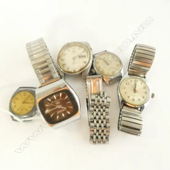 GENTS WRISTWATCHES, FIVE MECHANICAL AF