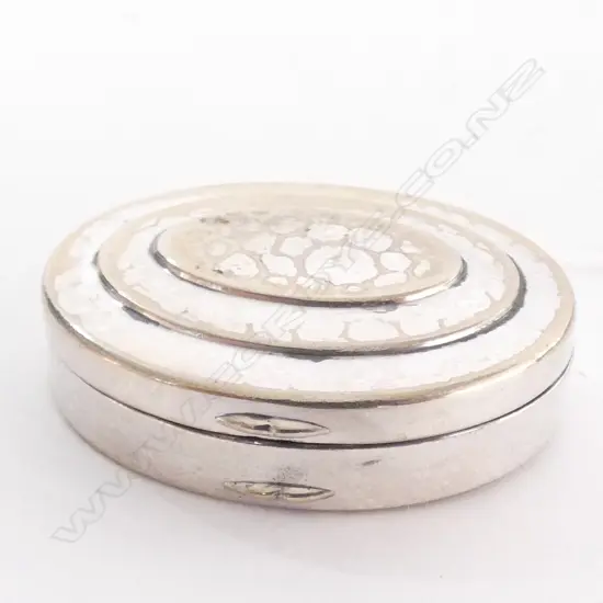 SILVER PLATE PILL BOX