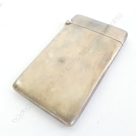 STERLING SILVER CARD HOLDER, CHESTER 1917, 40GMS