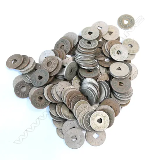 NZ MILK TOKENS C1960'S SOME DUPLICATES APPROX. 147