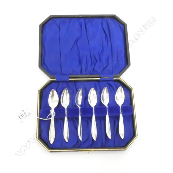 CASE SILVER EGG SPOONS BIRMINGHAM 1915