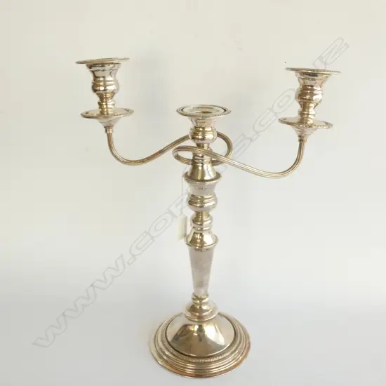 SILVER PLATE CANDELABRA