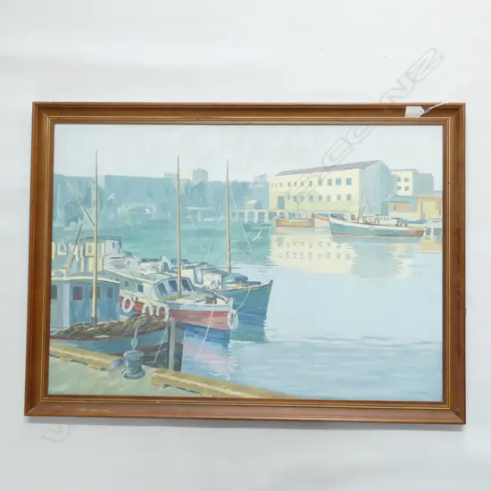 MERTON LACEY HARBOUR OIL 545 X 780MM