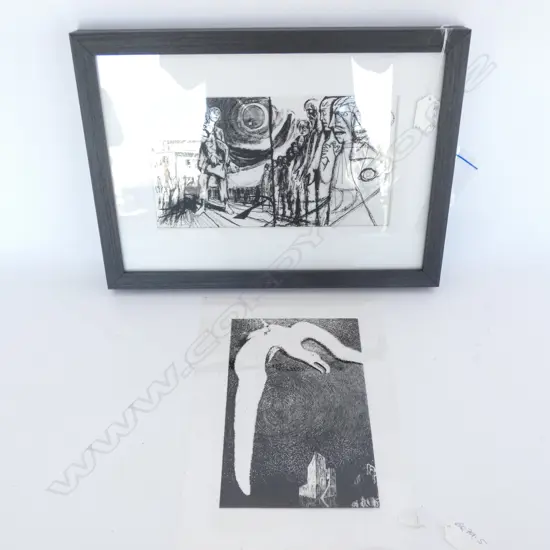 2 PLASTIC PRINTING PLATES ANCIENT MARINER? ALBATROS