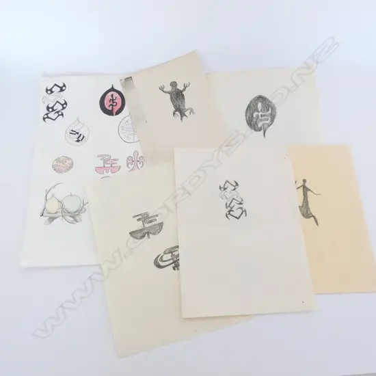 6 SKETCHES AFTER THEO SCHOON