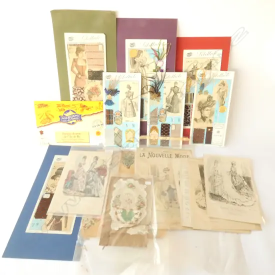 COLLECTION EARLY 20thC FRENCH FASHION EPHEMERA