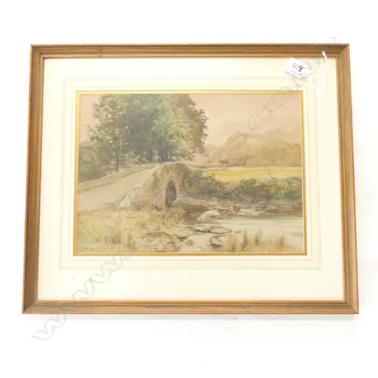 A SINCLAIR W/C ENGLISH BRIDGE LANDSCAPE