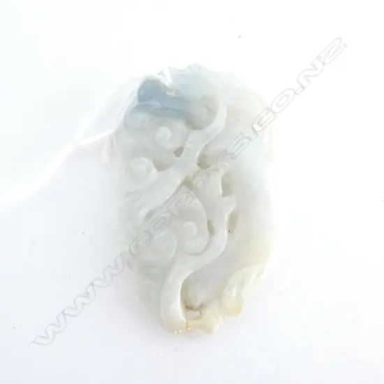 ORIENTAL JADE HANDLING PIECE 55 X 35MM