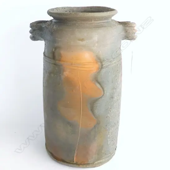 LG  ANAGAMA KILN POTTERY VASE - RUSTIC FINISH H. 250MM