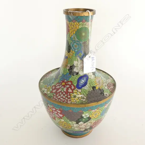 CHINESE CLOISONNE VASE H. 250MM