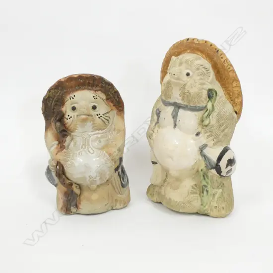 PR JAPANESE TANUKI RACCOON DOGS TALLEST H. 340MM