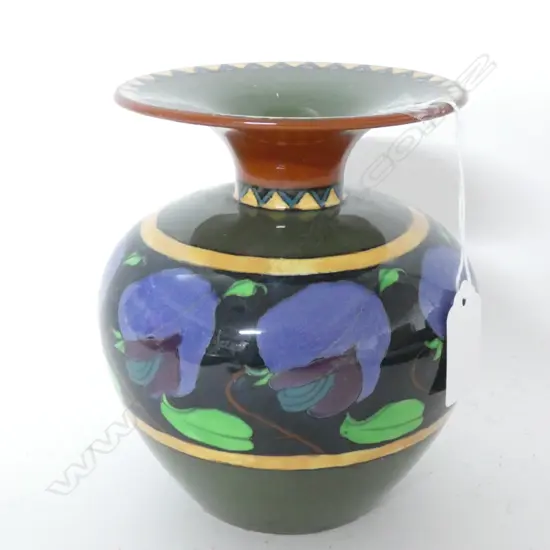 [19715] SHELLEY VASE INTARSIO H 140 D110