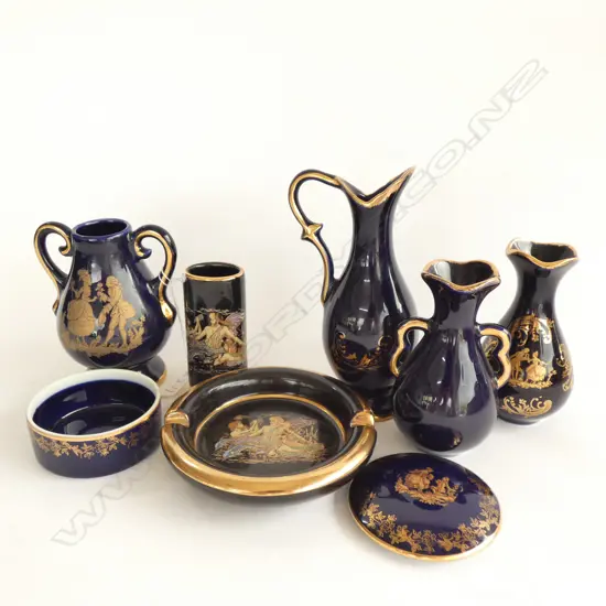 SMALL COLLECTION OF 7 PIECES  LIMOGES ORNAMENTS 