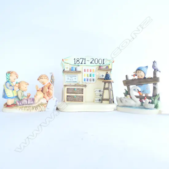 HUMMEL SILENT NIGHT #54 FEATHERED FRIENDS #344 & SCOPE GENERATIONS OF EXCELLENCE-130 YEARS