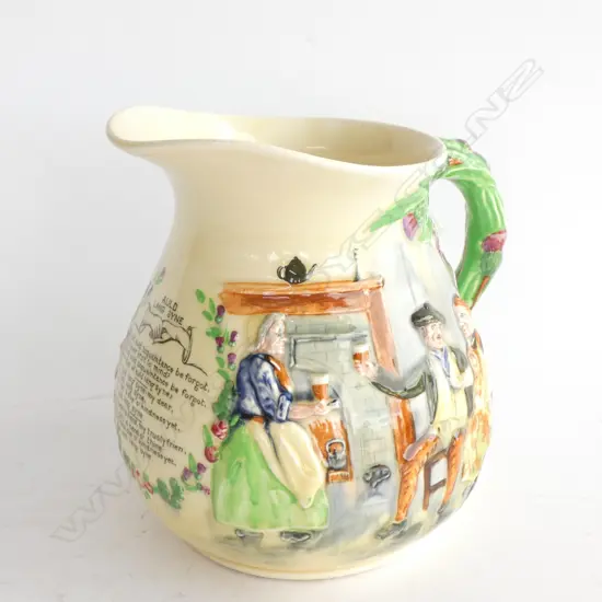 CROWN DEVON MUSICAL JUG ROBBIE BURNS H.170mm