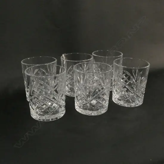 SET OF 6 WHISKEY TUMBLERS