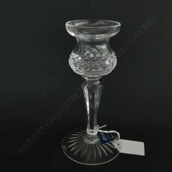 STUART CRYSTAL CANDLESTICK H.140mm
