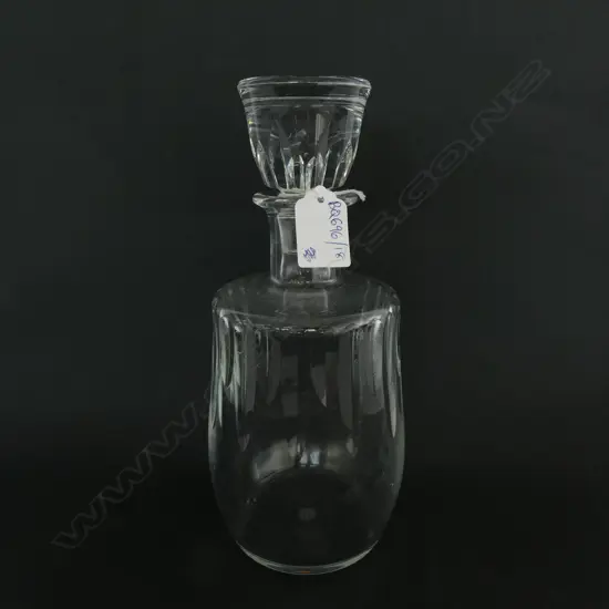 BACARRAT FRENCH CRYSTAL DECANTER H. 240MM