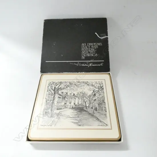 PLACEMATS, 6 PIMPERNEL PLACEMATS, LOCATIONS AROUND SYDNEY