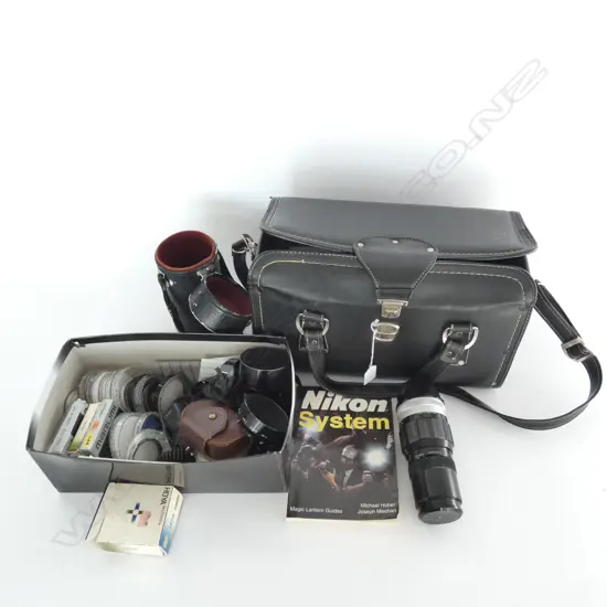CARRY CASE OF ASST. CAMERA LENSES ETC