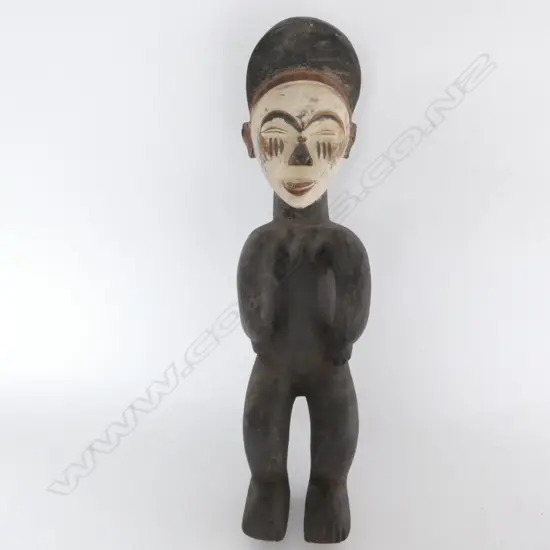 CARVED WOODEN TRIBAL FIGURE H. 560MM