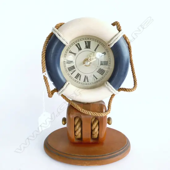 VINTAGE NAUTICAL CLOCK H.255mm