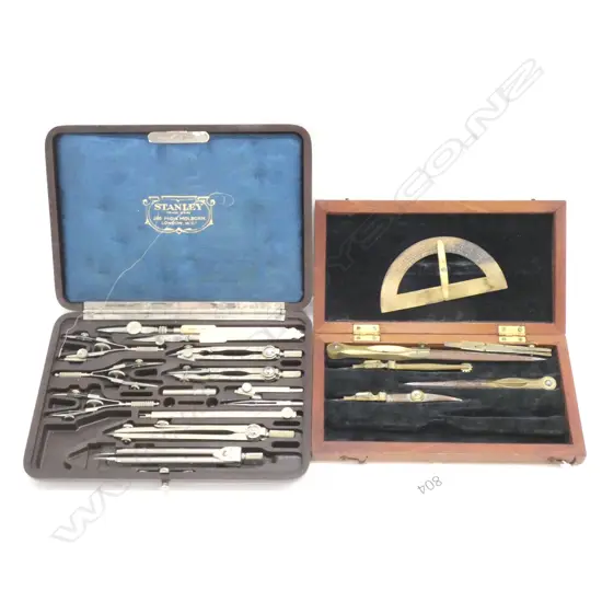 2 CASED DRAWING INSTRUMENT SETS