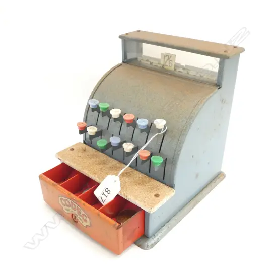 CHILDS RETRO TOY CASH REGISTER 