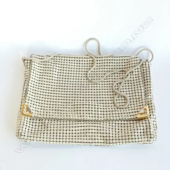 OROTON BONE ALUMESH SM. SATCHEL BAG  260 X 190MM