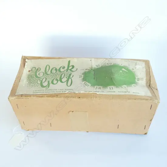 "GOLF CLOCK" IN ORIGINAL BOX