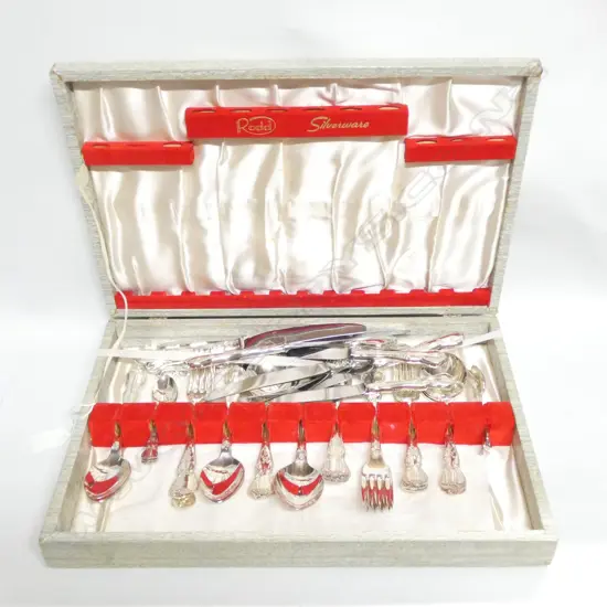 CANTEEN OF RODD SILVER PLATE CUTLERY