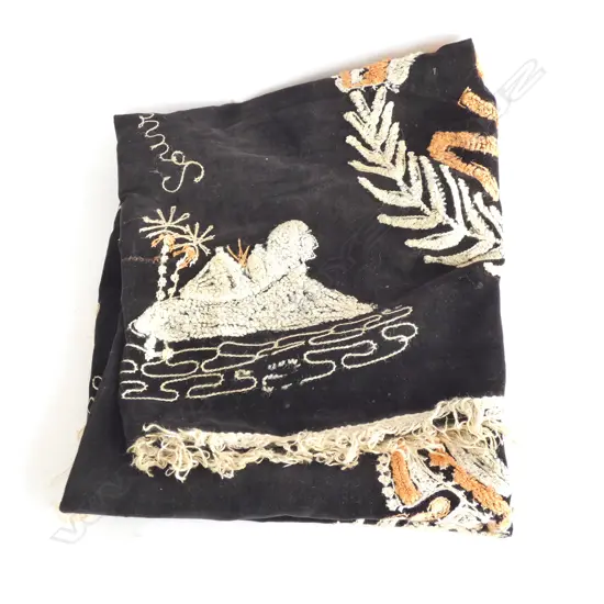 NZ ARMY EGYPT CAMPAIGN EMBROIDERY 1949