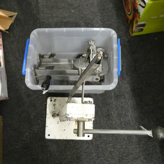 2 VINTAGE CANNING MACHINES