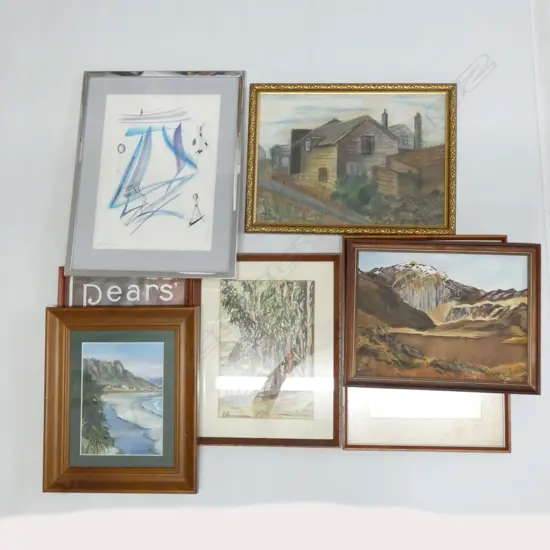 BOX LOT ASST. ARTWORKS 