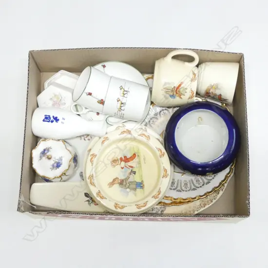 BOX LOT CHINA BUNNIKINS INCLUDED 