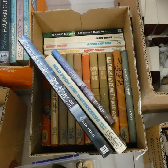 BOX LOT BARRY CRUMP NOVELS 