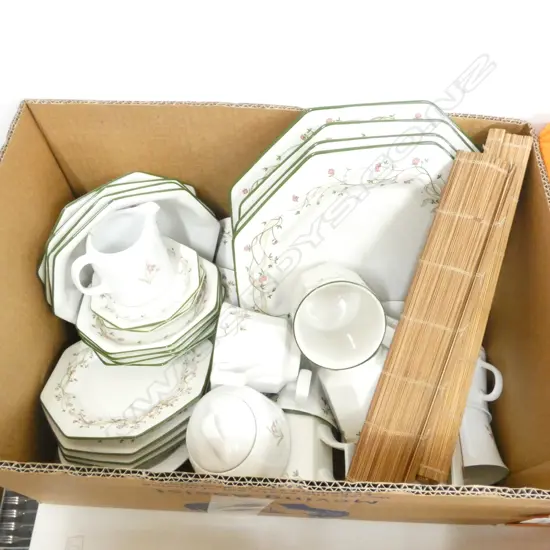 BOX LOT ASST. DINNERWARE
