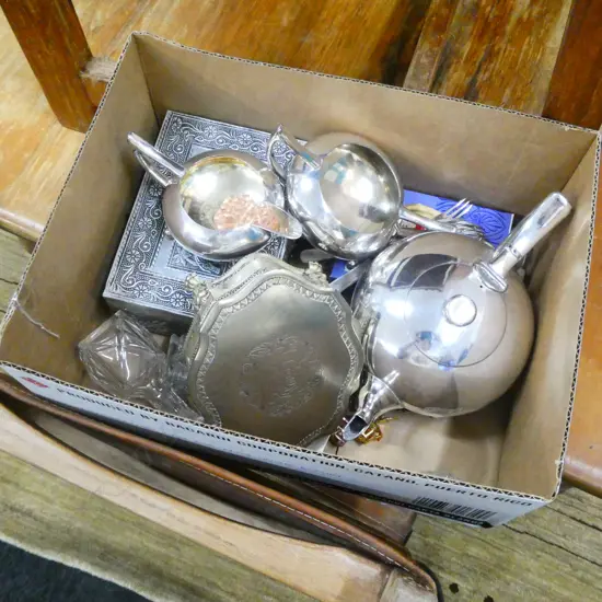 BOX EPNS T/SET & MISC 