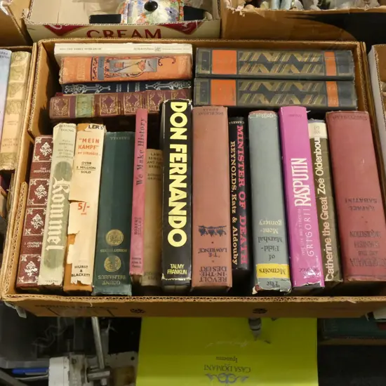 BOX LOT VINTAGE BIOGRAPHIES