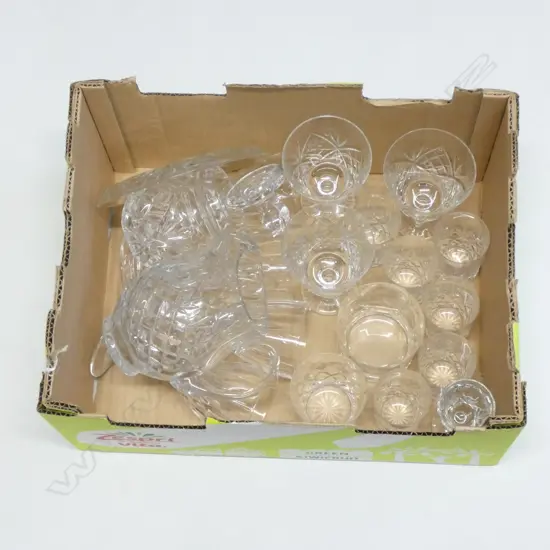 BOX LOT GOOD QUALITY GLASS
