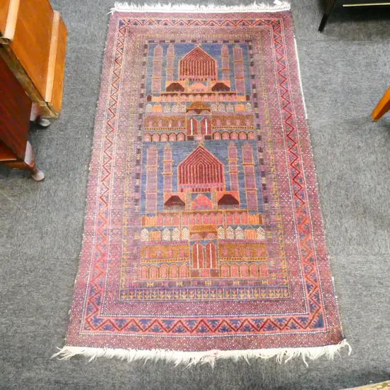 AFGHAN TRIBAL RUG 1490 X 880 MM