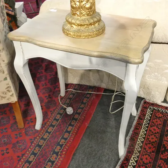 HAMPTON STYLE SIDE TABLE, 600 X 410 X 650MM