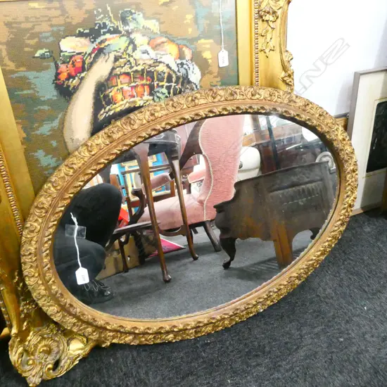 GILT FRAMED MIRROR