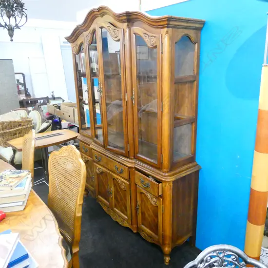 FRENCH STYLE GLAZED CABINET H 2000 MM