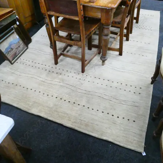 HAND KNOTTED ALL WOOL GABBEH RUG 2780 X 1850MM