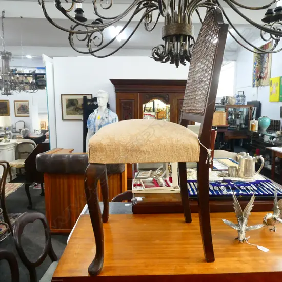 CANE BEDROOM CHAIR 