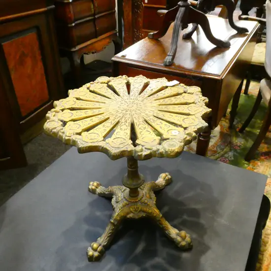 BRASS TABLE H. 400MM