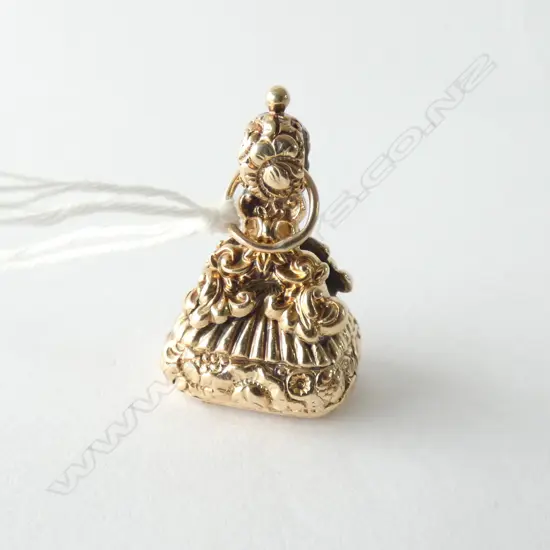 GEO.III/VICT G/PLATE FANCY FOB SEAL CHERUB ENGRAVED ....